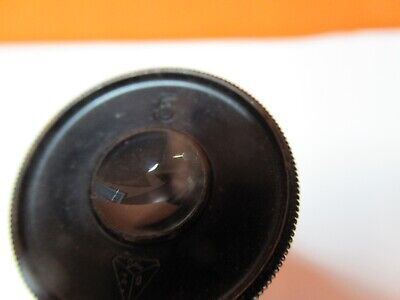 ANTIQUE BAUSCH LOMB BRASS EYEPIECE 5X MICROSCOPE PART AS PICTURED &17-A-77