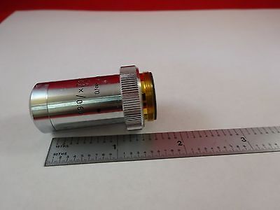 MICROSCOPE PART OBJECTIVE LEITZ WETZLAR GERMANY L32X OPTICS AS IS BIN#D8-A-04