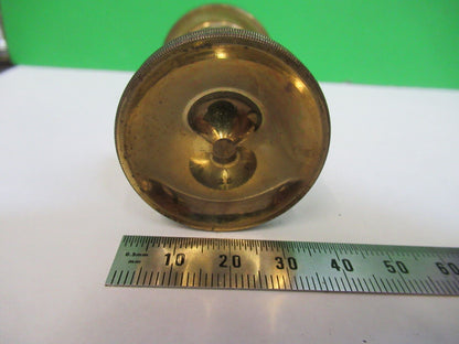 ANTIQUE BRASS BAUSCH LOMBKNOBS TUBUS POL MICROSCOPE PART AS PICTURED #Z5-A-35