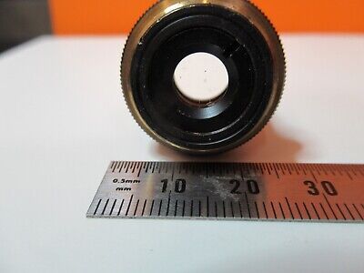 OLYMPUS 4X 706010 OBJECTIVE MICROSCOPE PART OPTICS AS PICTURED &14-B-69