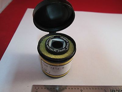 OPTICAL UNITED DETECTOR TECHNOLOGIES SENSOR MODEL 1223 LASER OPTICS BIN#4B