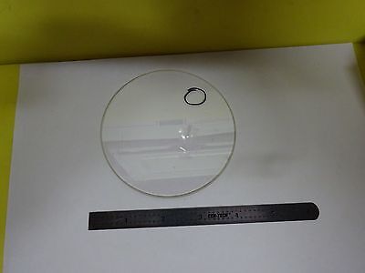 FOR PARTS MICROSCOPE STAGE SPECIMEN TABLE GLASS PLATE scratched AS IS BIN#X6-08