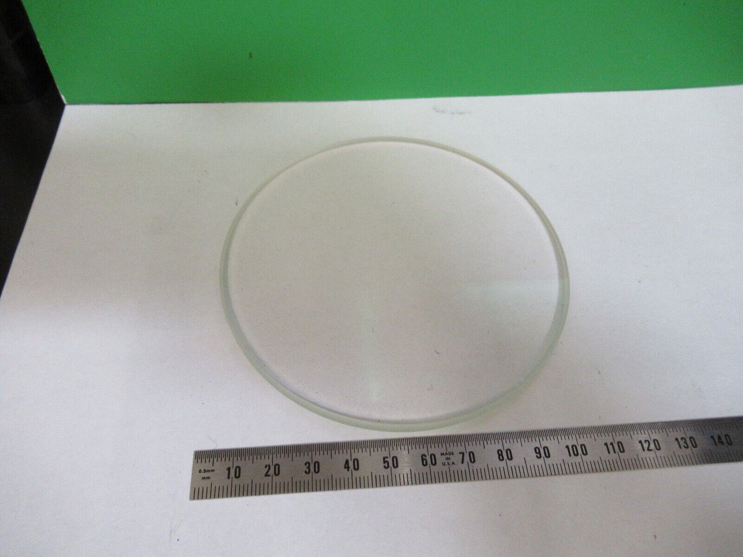 OPTICAL FLAT LARGE BK7 GLASS WINDOW LENS OPTICS AS PICTURED &w9-a-18