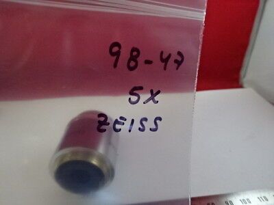 ZEISS GERMANY OBJECTIVE NEOFLUAR HD 5X 442324 EPI MICROSCOPE PART OPTICS &98-47