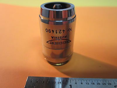 MICROSCOPE PART OBJECTIVE REICHERT AUSTRIA OPTICS PLAN EPI 12.5X BIN#9