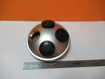 OLYMPUS JAPAN NOSEPIECE QUADRUPLE OPTICS MICROSCOPE PART AS PICTURE &W8-A-65