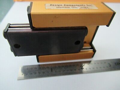 DESIGN COMPONENTS LINEAR SLIDE BALL GEAR POSITIONING OPTIC AS PICTURED #F5-A-130