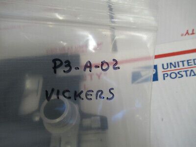 VICKERS UK ENGLAND STAGE XY TABLE MICROSCOPE PART AS PICTURED P3-A-02