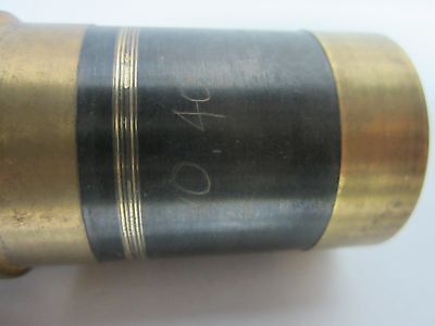 MICROSCOPE PART LEITZ BRASS LENS TELESCOPIC ASSEMBLY OPTICS AS IS BIN#H8-15