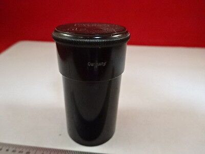 EMPTY ANTIQUE MICROSCOPE OBJECTIVE CONTAINER CARL ZEISS GERMANY AS IS #K8-C-04