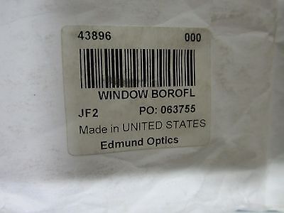 OPTICAL EDMUND WINDOW BOROFL JF2 NICE LASER OPTICS AS IS BIN#S3-08