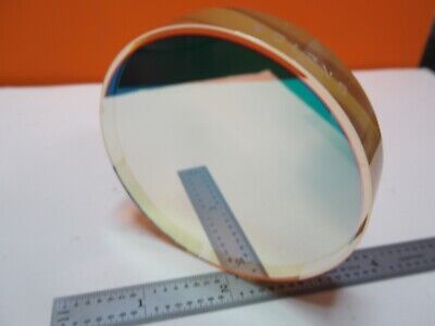 ZYGO OPTICAL FLAT COATED ZERODUR DICHROIC 3" DIAMETER OPTIC AS PICTURED FT-5-103