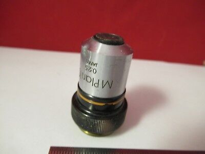 FOR PARTS OLYMPUS MPLAN 10 OBJECTIVE MICROSCOPE OPTICS AS PICTURED &FT-2-86