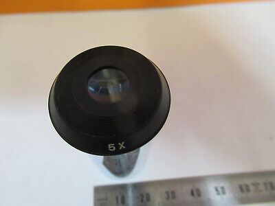 BAUSCH LOMB EYEPIECE 5X OCULAR LENS OPTICS MICROSCOPE PART AS PICTURED #P3-A-26