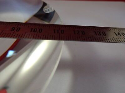 FOR PARTS OPTICAL LARGE CONVEX LENS [chip on edge] OPTICS AS IS &94-A-23