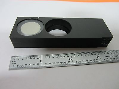 MICROSCOPE PART NIKON FILTER SLIDE ND32 METAL FRAME OPTICS AS IS BIN#K9-46-B