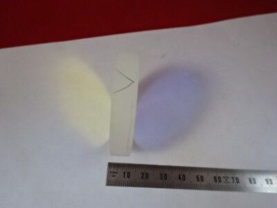 FUSED SILICA OPTICAL FLAT DICHROIC COATED FILTER OPTICS AS PICTURED #5-A-64