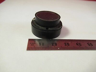 OPTICAL MOUNTED RETICLE MICROMETER MICROSCOPE PART AS PICTURED &39-A-59