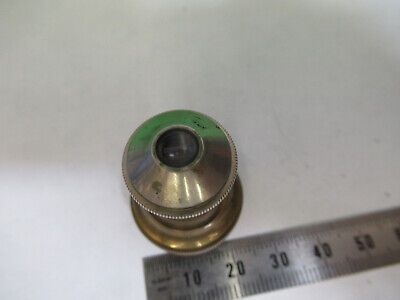 ANTIQUE BRASS BAUSCH LOMB OBJECTIVE MICROSCOPE PART OPTICS AS PICTURED &z9-a-109