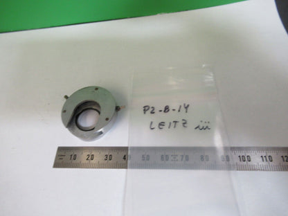 MICROSCOPE PART LEITZ WETZLAR POL CENTER OBJECTIVE HOLDER AS PICTURED &P2-B-14