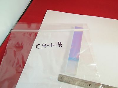 OPTICAL COATED SLAB FILTER MIRROR  LASER OPTICS BIN#C4-1-H