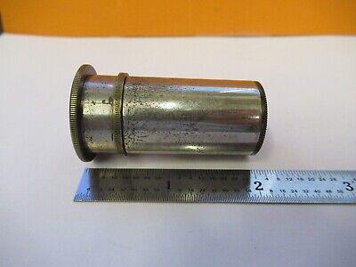 ANTIQUE BRASS RARE 14 CP EYEPIECE OCULAR MICROSCOPE PART AS PICTURED &G1-A-59