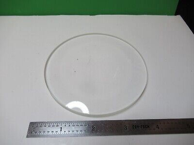 OPTICAL LENS BK7 CONCAVE CONVEX 4" DIAMETER LASER OPTICS AS PICTURED &18-A-27