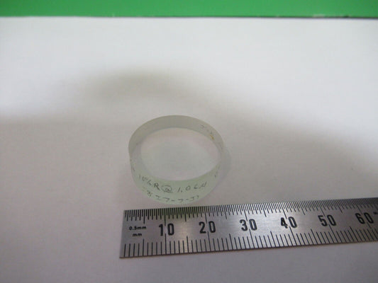 OPTICAL LENS COATED  1" DIAMETER .375" THICK LASER OPTICS AS PICTURED &Q5-B-02