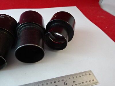 for parts LOT EYEPIECES OPTICAL AO BL MICROSCOPE PART OPTICS AS IS #54-A-10