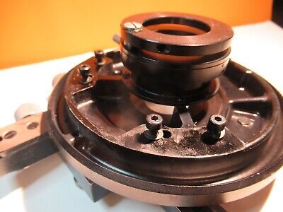 WILD M11 SWISS STAGE TABLE + CONDENSER MICROSCOPE PART as pictured &55R-B-01