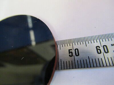 OPTICAL OPAQUE GLASS PLATE MIL SPEC OPTICS AS PICTURED &F1-A-11