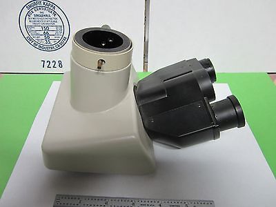 MICROSCOPE PART NIKON JAPAN TRINOCULAR HEAD OPTICS BIN#Q6-06