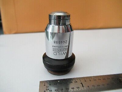 WILD M11 SWISS HEERBRUGG OBJECTIVE 100X LENS MICROSCOPE PART AS PICTURED F4-A-27