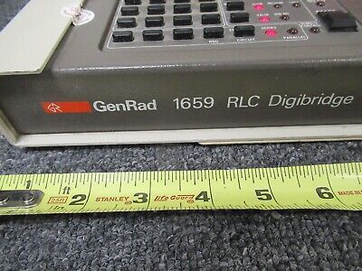 GENRAD GENERAL RADIO 1659 RLC DIGIBRIDGE ELECTRONIC METER AS PICTURED &TC-4