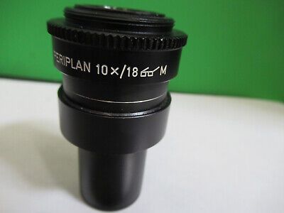 LEITZ WETZLAR EYEPIECE 519750 10X/18 OCULAR MICROSCOPE PART AS PICTURED R9-A-21