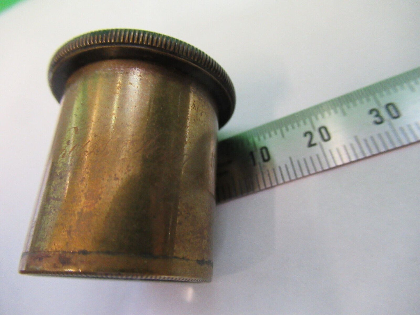 CARL ZEISS JENA ANTIQUE BRASS EYEPIECE MICROSCOPE PART AS PICTURED P2-B-76