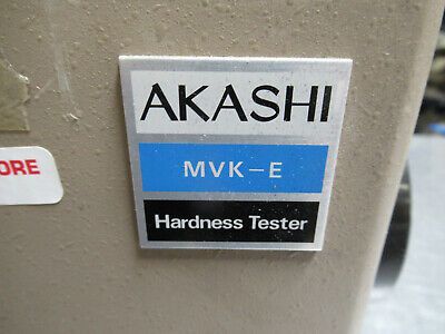 AKASHI MVK-E HARDNESS TESTER GREAT MICROSCOPE FILAR OPTICS WORKING FINE #LOB