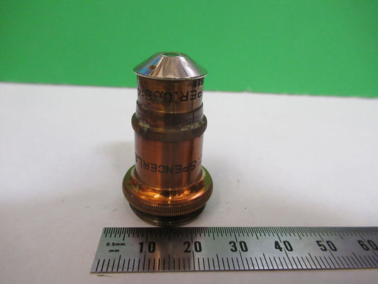 ANTIQUE BRASS SPENCER 44X OBJECTIVE LENS MICROSCOPE PART AS PIC &P4-B-99