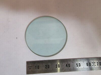 OPTICAL HEAT ABSORBING GLASS FILTER MICROSCOPE PART OPTICS AS PICTURED &P6-A-68