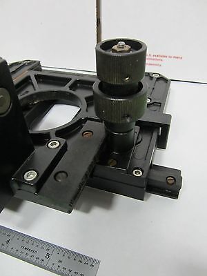 MICROSCOPE PART EPISTAR REICHERT LEICA STAGE MICROMETER AS IS BIN#H2-D-07