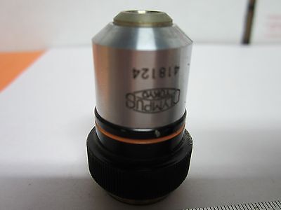 MICROSCOPE OBJECTIVE OLYMPUS M10 OPTICS BIN#B3-D-14