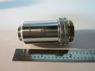 OPTICAL MICROSCOPE OBJECTIVE LEITZ WETZLAR GERMANY 40X OPTICS BIN#SM-LUX