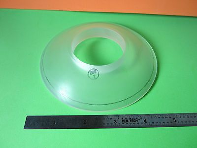 OPTICAL PARABOLIC CONCAVE HOLED GLASS WINDOW LASER OPTICS BIN#D2-01