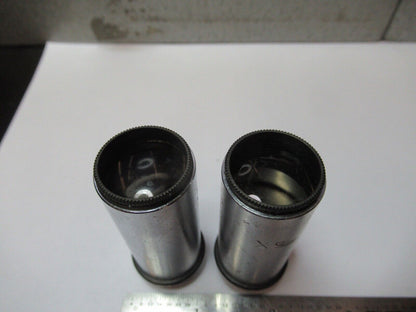 SPENCER AO 6X ANTIQUE EYEPIECE PAIR LENS MICROSCOPE PART AS PICTURED &3-FT-X58