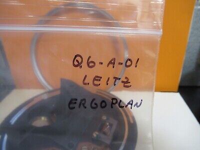 LEICA LEITZ ERGOPLAN GERMANY NOSEPIECE MICROSCOPE PART AS PICTURED &Q6-A-01