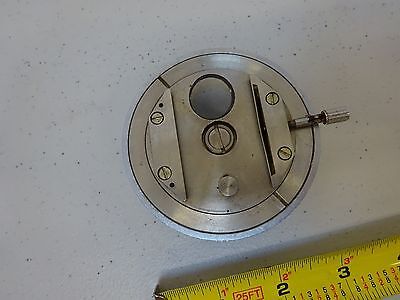 MICROSCOPE PART NOSEPIECE BAUSCH LOMB WITHOUT OPTICS AS IS WILD BIN#TA-1-4-K