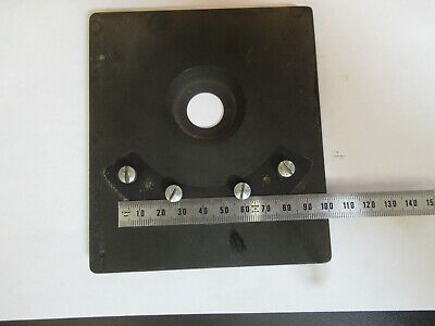 BAUSCH LOMB ANTIQUE STAGE TABLE MICROSCOPE PART AS PICTURED P6-A-175