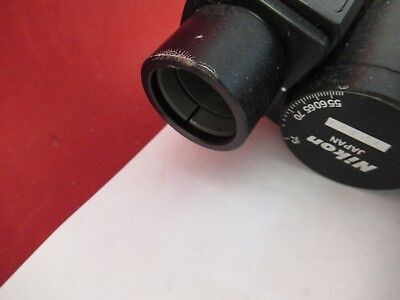 BINOCULAR HEAD NIKON JAPAN OPTICS MICROSCOPE PART AS PICTURED #66-A-55