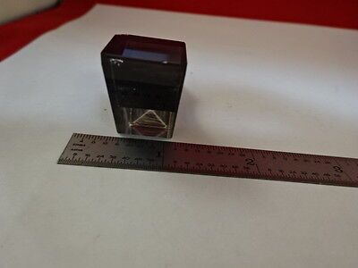 OPTICAL WEIRD PRISM [chipped corner]  LASER OPTICS B#AG-17