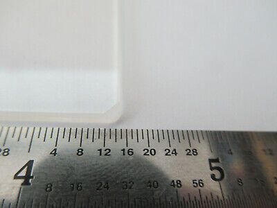 BEVELED GLASS PLATE STAGE MICROSCOPE PART AS PICTURED #F2-A-25